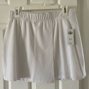 A&F White Athletic Skort